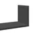 Produktbild 7 för Vägghyllor 3 st svart 58x18x18 cm konstruerat trä