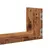 Produktbild 8 för Vägghyllor 3 st åldrat trä 58x18x18 cm konstruerat trä