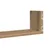 Produktbild 8 för Vägghyllor 3 st ek 58x18x18 cm konstruerat trä