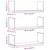 Produktbild 10 för Vägghyllor 3 st ek 58x18x18 cm konstruerat trä