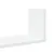 Produktbild 7 för Vägghyllor 3 st vit 80x18x18 cm konstruerat trä