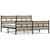 Produktbild 2 för Sängram utan madrass metall sonoma-ek 183x213 cm