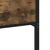 Produktbild 7 för Sängram utan madrass metall rökfärgad ek 183x213 cm