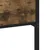 Produktbild 7 för Sängram utan madrass metall rökfärgad ek 193x203 cm