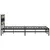 Produktbild 5 för Sängram utan madrass metall sonoma-ek 183x213 cm