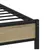 Produktbild 7 för Sängram utan madrass metall sonoma-ek 183x213 cm