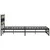 Produktbild 5 för Sängram utan madrass metall sonoma-ek 183x213 cm