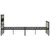 Produktbild 5 för Sängram utan madrass metall sonoma-ek 183x213 cm