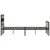 Produktbild 5 för Sängram utan madrass metall sonoma-ek 193x203 cm