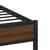 Produktbild 7 för Sängram utan madrass metall brun ek 183x213 cm