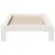 Produktbild 4 för Sängram utan madrass vit 100x200 cm massiv furu
