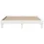 Produktbild 4 för Sängram utan madrass vit 200x200 cm massiv furu
