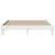 Produktbild 4 för Sängram utan madrass vit 180x200 cm massiv furu