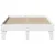 Produktbild 4 för Sängram utan madrass vit 120x200 cm massiv furu
