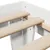 Produktbild 7 för Sängram utan madrass vit 90x200 cm massiv furu