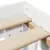 Produktbild 7 för Sängram utan madrass vit 140x190 cm massiv furu