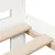 Produktbild 7 för Sängram utan madrass vit 150x200 cm massiv furu