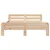 Produktbild 4 för Sängram utan madrass 140x190 cm massiv furu