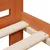Produktbild 7 för Sängram utan madrass vaxbrun 140x190 cm massiv furu