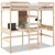 Produktbild 2 för Loftsäng utan madrass 90x190 cm massiv furu