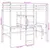 Produktbild 10 för Loftsäng utan madrass vit 90x190 cm massiv furu