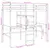 Produktbild 10 för Loftsäng utan madrass vaxbrun 90x190 cm massiv furu