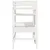 Produktbild 6 för Loftsäng utan madrass vit 75x190 cm massiv furu
