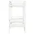 Produktbild 6 för Loftsäng med skrivbord&bänkar vit 90x190 cm massiv furu