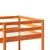 Produktbild 8 för Loftsäng med skrivbord&bänkar vaxbrun 90x190 cm massiv furu