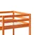 Produktbild 8 för Loftsäng med skrivbord&bänkar vaxbrun 75x190 cm massiv furu