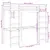 Produktbild 10 för Våningssäng med skrivbord vaxbrun 90x200 cm massiv furu