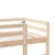 Produktbild 8 för Loftsäng utan madrass 90x190 cm massiv furu