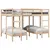 Produktbild 4 för Våningssäng 3 platser 140x200/70x140 cm massiv furu