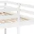 Produktbild 8 för Våningssäng 3 platser vit 140x200/70x140 cm massiv furu