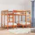 Produktbild 3 för Våningssäng 3 platser vaxbrun 140x200/70x140 cm massiv furu
