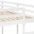 Produktbild 8 för Våningssäng 3 platser vit 140x200/70x140 cm massiv furu