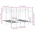 Produktbild 10 för Våningssäng 3 platser vit 140x200/70x140 cm massiv furu