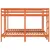 Produktbild 6 för Våningssäng 3 platser vaxbrun 140x200/70x140 cm massiv furu