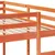 Produktbild 8 för Våningssäng 3 platser vaxbrun 140x200/70x140 cm massiv furu