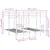 Produktbild 10 för Våningssäng 3 platser vaxbrun 140x200/70x140 cm massiv furu