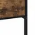 Produktbild 8 för Sängram utan madrass metall rökfärgad ek 100x190 cm