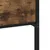 Produktbild 8 för Sängram utan madrass metall rökfärgad ek 107x203 cm
