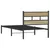 Produktbild 6 för Sängram utan madrass metall sonoma-ek 107x203 cm