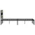 Produktbild 5 för Sängram utan madrass metall sonoma-ek 135x190 cm