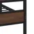 Produktbild 7 för Sängram utan madrass med huvudgavel och fotgavel 107x203 cm