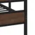 Produktbild 7 för Sängram utan madrass med huvudgavel och fotgavel 120x190 cm