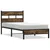 Produktbild 2 för Sängram utan madrass med huvudgavel sonoma-ek 75x190 cm