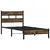 Produktbild 3 för Sängram utan madrass med huvudgavel sonoma-ek 75x190 cm