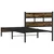 Produktbild 6 för Sängram utan madrass med huvudgavel sonoma-ek 75x190 cm