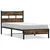 Produktbild 2 för Sängram utan madrass med huvudgavel sonoma-ek 100x190 cm